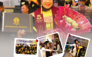 Dibanjiri Ucapan Selamat, Jurnalis Hana Asmita Curi Perhatian Di Wisuda UT Pekanbaru