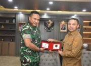 Pangdam I/Bukit Barisan Kunjungan Kerja Ke Kantor Gubernur Riau