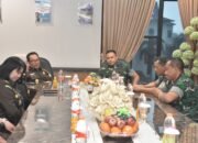 Pangdam I/BB Kunjungan Kerja Ke Kantor Kejati Riau 