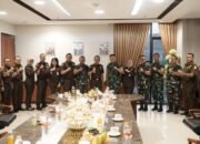 Kajati Riau Beserta Seluruh PJU Menerima Kunjungan Pangdam I Bukit Barisan Dalam Rangka Silaturahmi
