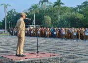 Jadi Pembina Apel Senin Bersama, Hasmizal : Ini Apel Penutup Saya Sebagai ASN