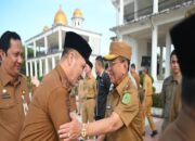 Apel Perdana Usai Lebaran, Bupati Rohil Tegaskan Komitmen Bangun Daerah
