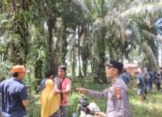 Terima Informasi Penemuan Mayat, Polsek Ujungbatu Bergegas Cek TKP