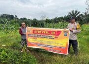 Polsek Pangean Edukasi Warga Pangean soal Bahaya dan Larangan PETI