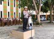 Kombes Taufiq Sosialisasikan Keselamatan Berlalu Lintas dan Green Policing di SMKN 7 Pekanbaru