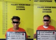 Curi Besi Terali Perumahan Pemda Rohul, Tim Resmob Polres Rohul Bekuk Dua Pemuda