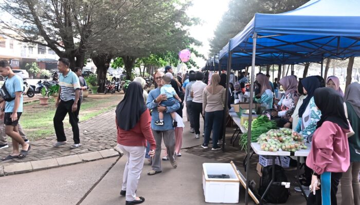 Pasar Minggu Ria Lanud Raden Sadjad, Meriahkan Akhir Pekan Warga Natuna