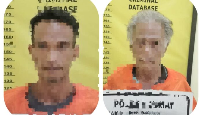 Respon Cepat Polsek Sungai Sembilan, Dua Penebang Liar Diciduk di Kawasan Hutan Dumai