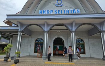 Gelar Giat Minggu Kasih, Polsek Kunto Darussalam Dapat Apresiasi dari Jemaat