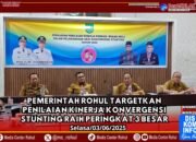 Pemerintah Rohul Targetkan Penilaian Kinerja Konvergensi Stunting Raih Peringkat 3 Besar
