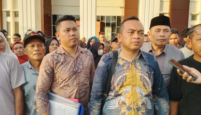 Sidang Lanjutan Kasus Dugaan Pencurian Sawit Digelar, Sahril dan Suherman Dapat Dukungan Ratusan Warga