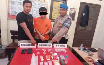 Dibawah Komando Kapolsek IPDA Jonnes,S.H, Polsek Rambah Hilir Berhasil Amankan Residivis Pelaku Tindak Pidana Narkotika