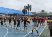 Giat Senam Pagi, WBP Lapas Pekanbaru Wujudkan Gaya Hidup Sehat