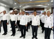 Lapas Pasir Pengaraian Tegaskan Komitmen Layanan Humanis Saat Apel Gabungan 3 Kementerian