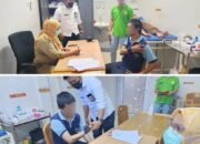 Berkolaborasi dengan Puskesmas Rumbai Bukit, Lapas Narkotika Rumbai Rutin Lakukan Pengobatan Untuk Warga Binaan