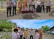 Polsek Kunto Ajak Siswa SD Hijaukan Bumi, Tanamkan Jiwa Peduli Alam Sejak Dini