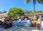 Polres Rohul Tanam Pohon dan Edukasi Lingkungan di Sekolah, Barengi Operasi Patuh Lancang Kuning