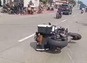 Dua Motor Patroli PJR Terlibat Kecelakaan dengan Pejalan Kaki Lansia di Medan