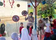 Satlantas Kampar Dekatkan Diri dengan Anak TK Lewat Edukasi Keselamatan Berlalu Lintas yang Menyenangkan