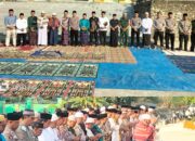 Cegah Dampak Kabut Asap, Polsek Tandun Kawal Sholat Istisqo’ Bersama Ratusan Warga di Tandun