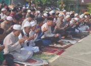 Doa Bersama Minta Hujan, Kapolsek Rambah Hilir Ikuti Sholat Istisqa Bersama Warga