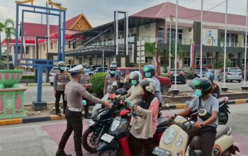 Tertib Berlalu Lintas di Tengah Asap: Satlantas Dumai Turun ke Jalan