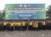 Sinergitas TNI-Polri di Kampar: Olahraga Bersama untuk Harkamtibmas dan Pelestarian Alam!