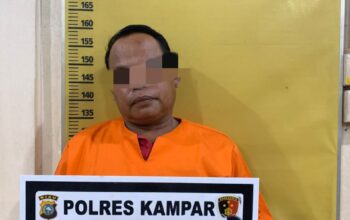 Teguran Berujung Kekerasan, Polres Kampar Tangkap Pelaku Penganiayaan Tetangga
