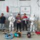 Kesiapsiagaan Hadapi Karhutla, Polsek Tualang dan PT Palmax Lakukan Pemeriksaan Damkar