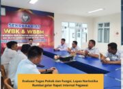 Dorong Akselerasi Kinerja, Lapas Narkotika Rumbai Adakan Rapat Evaluasi Internal