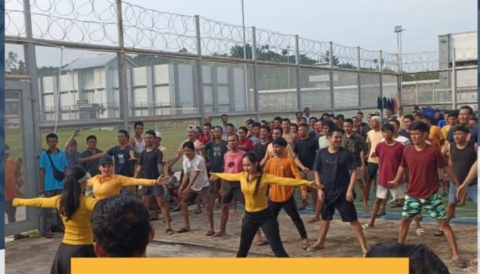 Mens Sana in Corpore Sano, Lapas Narkotika Rumbai Gelar Senam Pagi