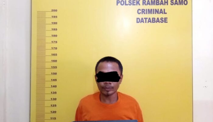 Laptop Raib di Danau Sati, Polsek Rambah Samo Bergerak Cepat! Pelaku Pencurian Berhasil Diringkus Kurang dari 24 Jam