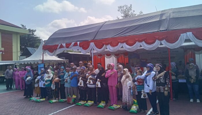 Polres Magetan Gelar Gerakan Pangan Murah, Bantu Masyarakat Dapatkan Bahan Pokok dengan Harga Terjangkau