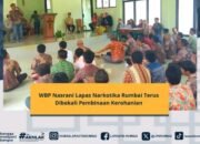 Kalapas Apresiasi Pembinaan Iman WBP Nasrani di Lapas Narkotika Rumbai