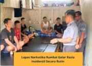 Lapas Narkotika Rumbai Intensifkan Razia Rutin