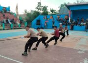 Polsek Rambah Hilir Pimpin Semangat Kemerdekaan! 14 Tim Adu Kekuatan di Lomba Tarik Tambang HUT RI ke-80