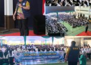 Ribuan Mahasiswa Universitas Hangtuah Ikuti Deklarasi Anti Narkoba Bersama BNNK Pekanbaru