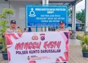 Polsek Kunto Darussalam Gelar Patroli Minggu Kasih di Gereja HKBP Sei Intan