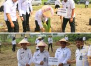 Dukung Program Asta Cita, Lapas Narkotika Rumbai melakukan Tanam Bibit Kelapa