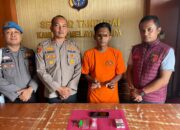 Polsek Tambusai Ringkus Pengedar Sabu 2,06 Gram di Parkiran Puskesmas