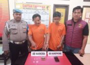 Polsek Rambah Hilir Tangkap Dua Pria, Sita Sabu Siap Edar