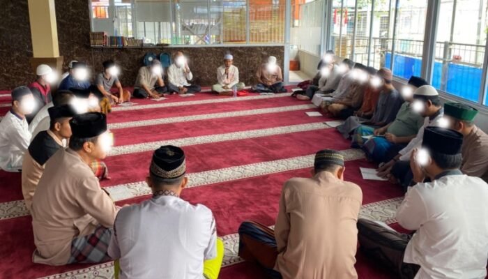 Warga Binaan Lapas Pasir Pangaraian Rutin Jalani Pengajian untuk Tingkatkan Keimanan