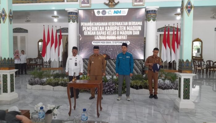 Bupati Madiun Resmikan QRIS untuk PBB-P2 dan Retribusi Persampahan, Dorong Transparansi Keuangan Daerah
