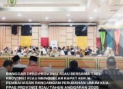 Banggar DPRD Riau dan TAPD Bahas Perubahan KUA-PPAS APBD 2025