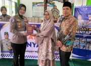 Polantas Kampar Sapa Santri Mualimin, Sosialisasi Lalu Lintas dan Doa Bersama