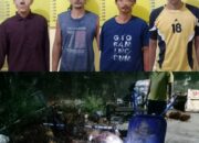 Aksi Nekat! Empat Pencuri Sawit di PT Ekadura Berhasil Diciduk Polsek Kunto Darussalam