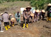 Polsek Rambah Samo Gandeng Pemdes Teluk Aur Gelar Penanaman Jagung, Dukung Swasembada Pangan Nasional