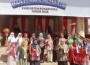 Serunya Gebyar PAUD, DW Lapas Pasir Pangaraian Turut Ramaikan Lomba Membatik