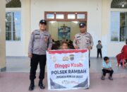 Polsek Rambah Gelar Patroli dan Pengamanan Ibadah Minggu di Gereja