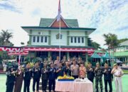Wakapolres Rokan Hulu Hadiri Upacara HUT TNI ke-80 di Kodim 0313/KPR